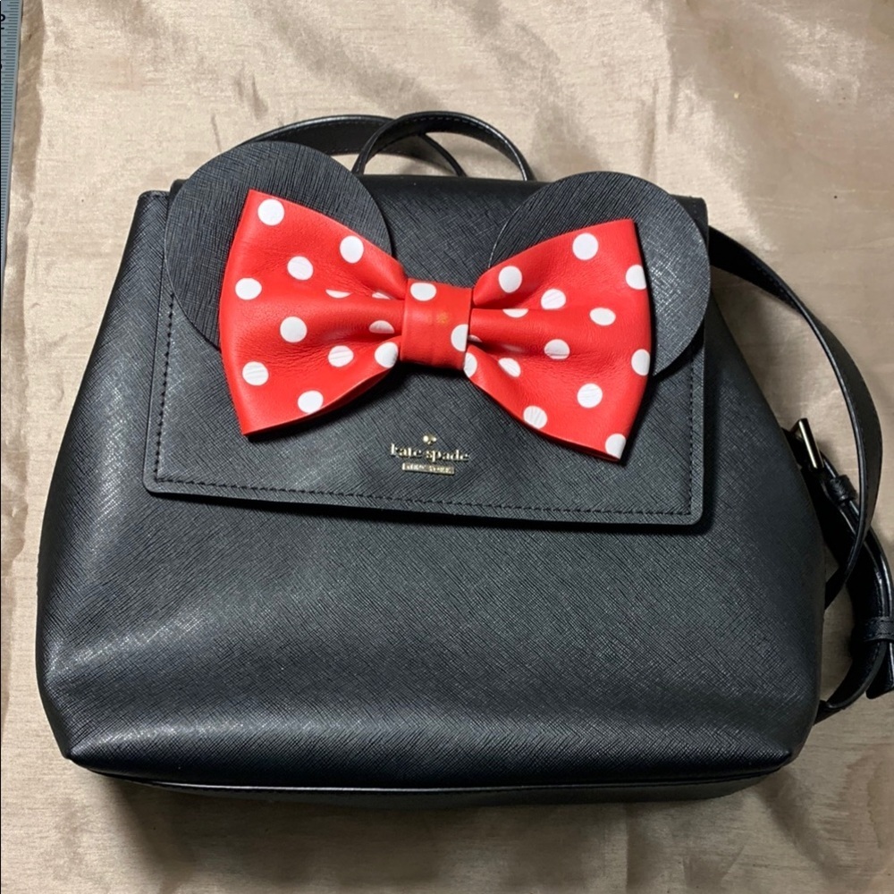 Kate Spade Limited Edition Saffiano Leather Disney Minnie Mouse Backpack NWOT